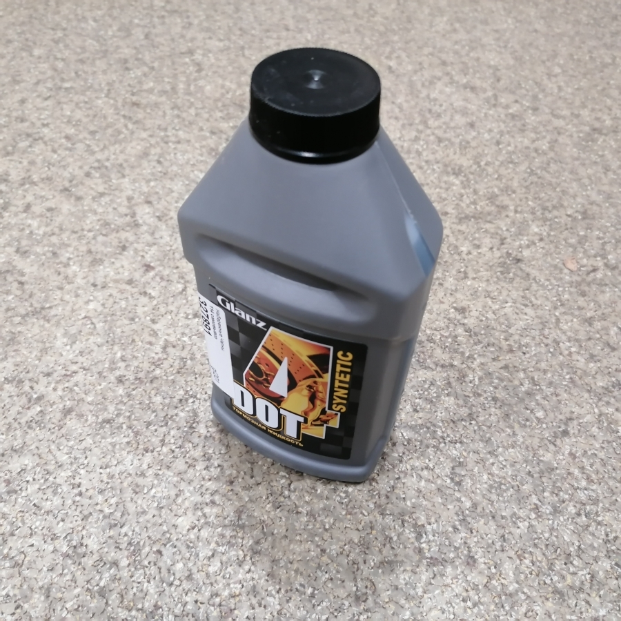 Жидкость тормозная DOT-4 455гр Glanz gl201